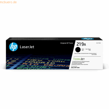 Hewlett Packard HP 219A Black Original LaserJet Toner Patrone