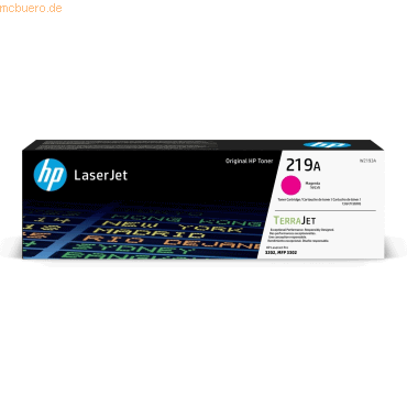 Hewlett Packard HP 219X High Yield Magenta Original LaserJet Toner Pat