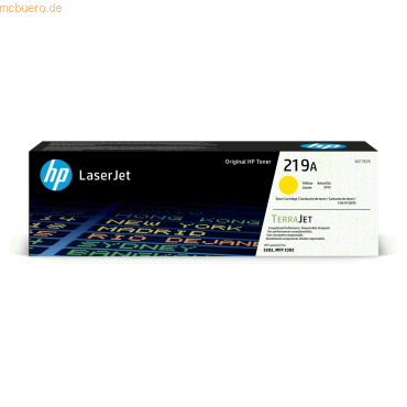 Hewlett Packard HP 219A Yellow Original LaserJet Toner Patrone