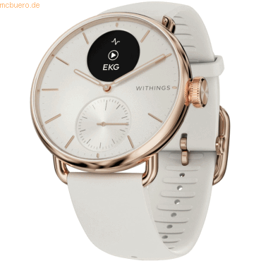 Withings Withings ScanWatch 2, 38 mm Rose Gold White