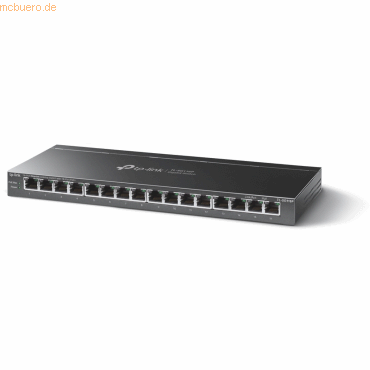 4895252500301 - Tp-link - 16-Port-Gigabit-Desktop-Switch mit 16-Port PoE+ - Black