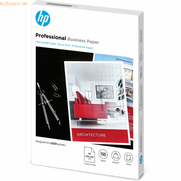 Hewlett Packard HP profession. Business Laser-Papier - A4, glänzend, 2