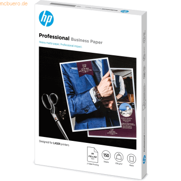 Hewlett Packard HP professionelles Business Laser-Papier - A4, matt, 2