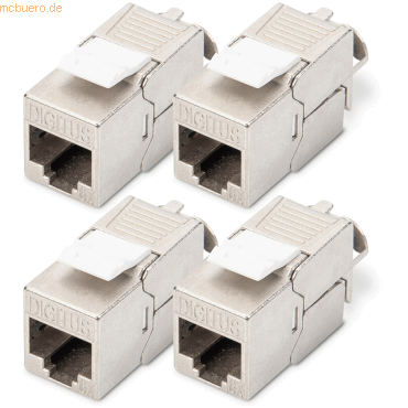 4016032490562 - DIGITUS Keystone Jack Cat6A RJ45->LSA geschirmt 500MHz 4St 4016032490562 - DIGITUS Keystone Jack Cat6A RJ45->LSA geschirmt 500MHz 4St