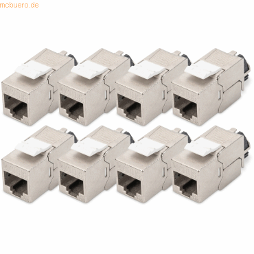 4016032490616 - DIGITUS CAT 6A Keystone Modulgeschirmt mit Kabelmanager 8 Stk 4016032490616 - DIGITUS CAT 6A Keystone Modulgeschirmt mit Kabelmanager 8 Stk