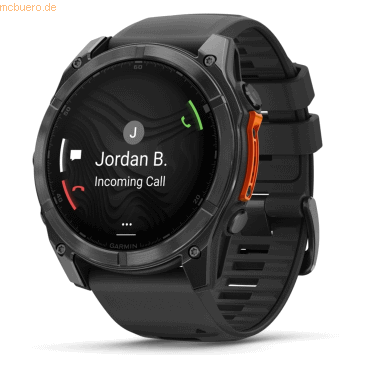 0753759338152 - Smartwatch GARMIN fenix 8 - 51 mm Smartwatches schwarz (schwarz dunkelgrau) Bestseller 0753759338152 - Smartwatch GARMIN fenix 8 - 51 mm Smartwatches schwarz (schwarz dunkelgrau) Bestseller