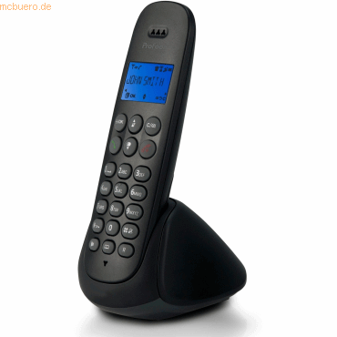 8712412573875 - PDX-300 - DECT-Telefon mit 1 Mobilteil schwarz