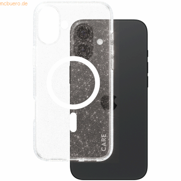 PanzerGlass CARE Case Flagship Star Lit White MagSAFE iPhone 16 Plus