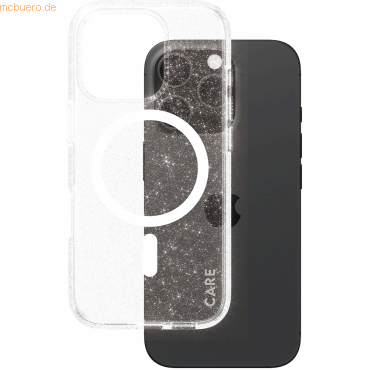 PanzerGlass CARE Case Flagship Star Lit White MagSAFE iPhone 16 Pro