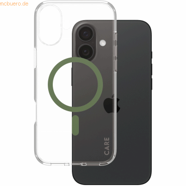 PanzerGlass CARE Case Flagship Green MagSAFE iPhone 16 Plus