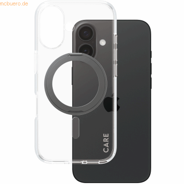 PanzerGlass CARE Case Feature Black Kickstand MagSAFE iPhone 16