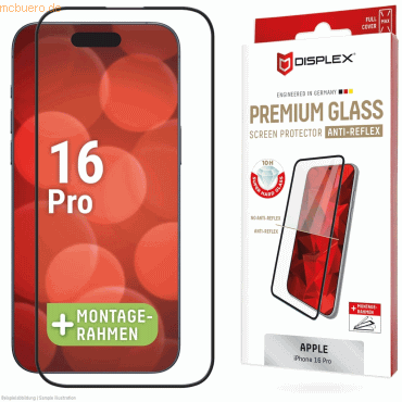 E.V.I. DISPLEX Premium Glass FCAR iPhone 16 Pro