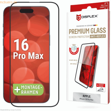 E.V.I. DISPLEX Premium Glass FCAR iPhone 16 Pro Max