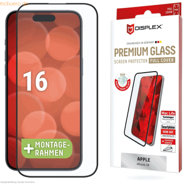 E.V.I. DISPLEX Premium Glass FC iPhone 16