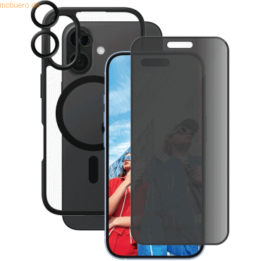 PanzerGlass CARE Flagship 3-in-1 Privacy iPhone 16