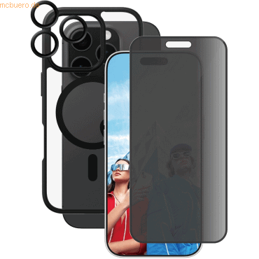 PanzerGlass CARE Flagship 3-in-1 Privacy iPhone 16 Pro