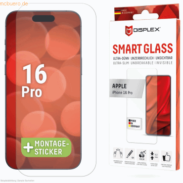 E.V.I. DISPLEX Smart Glass iPhone 16 Pro