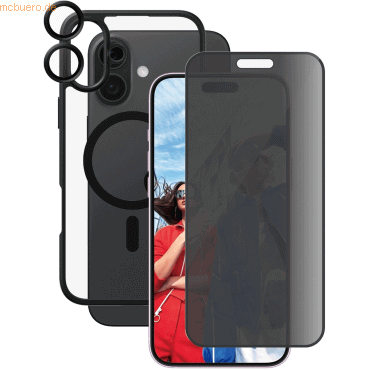 PanzerGlass CARE Flagship 3-in-1 Privacy iPhone 16 Plus