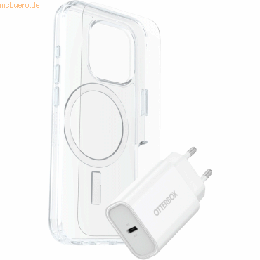 Otterbox OtterBox KIT Apple iPhone 16 Pro Case/Glass/Charger 30W white