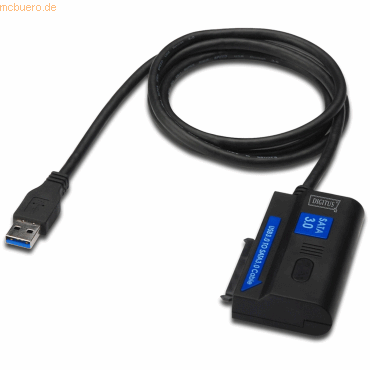 4016032308546 - USB 32 Gen 1 (USB 30) Anschlusskabel [1x USB 32 Gen 1 Stecker A (USB 30) - 1x SATA-Kombi-Buchse 7+15pol] DA-70326