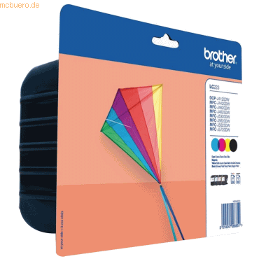 Brother Brother Tintenpatronen LC-223 Multipack (je 1x BK/M/C/Y)