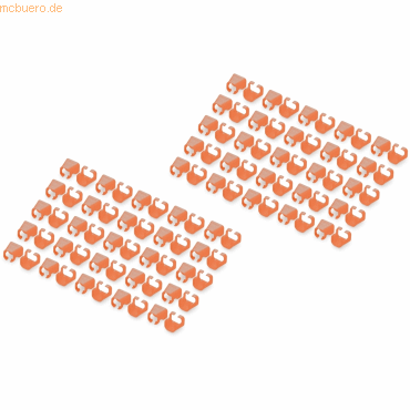 4016032496472 - Digitus Farbclips für RJ45-Kabel Farbe orange 100Stk Pack 4016032496472 - Digitus Farbclips für RJ45-Kabel Farbe orange 100Stk Pack