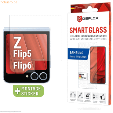 4028778124175 - DISPLEX Smart Glass Samsung Galaxy Z Flip5 Z Flip6 4028778124175 - DISPLEX Smart Glass Samsung Galaxy Z Flip5 Z Flip6