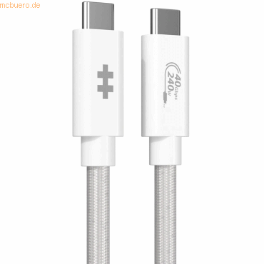 6941921149840 - 0 Hyper® HyperDrive Next USB4 Typ-C Performance Kabel (12m 4ft) - Weiß 6941921149840 - 0 Hyper® HyperDrive Next USB4 Typ-C Performance Kabel (12m 4ft) - Weiß