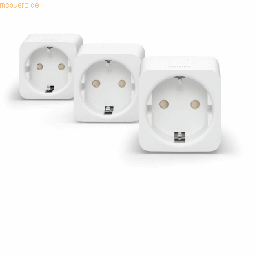 8720169258341 - Philips Hue SmartPlug Steckdose Weiß 3er Set 