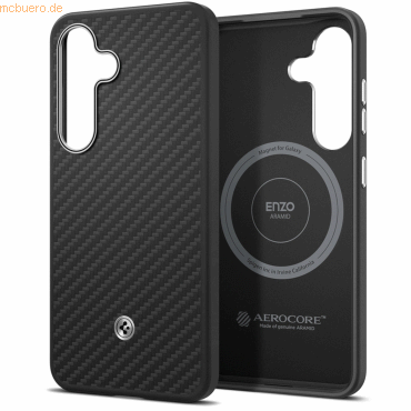 8809971239523 - Spigen Enzo Aramid Case Magnet für S25 Black Silver