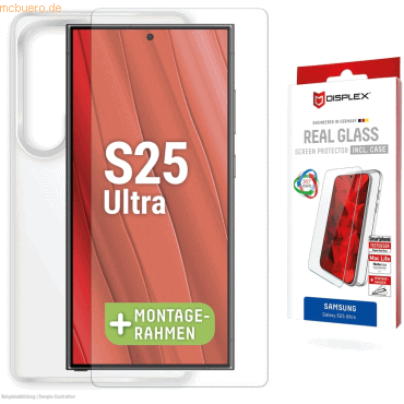 4028778124854 - 0 DISPLEX Glas + Schutzhülle für Samsung Galaxy S25 Ultra 4028778124854 - 0 DISPLEX Glas + Schutzhülle für Samsung Galaxy S25 Ultra