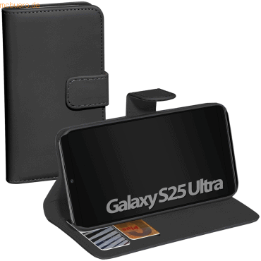 4048466962230 - PEDEA PEDEA Book Cover Classic für Samsung Galaxy S25 Ultra 5G schw