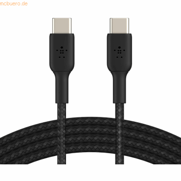 0745883814077 - BOOST CHARGE Geflochtenes USB-C   USB-C-Kabel 2 m