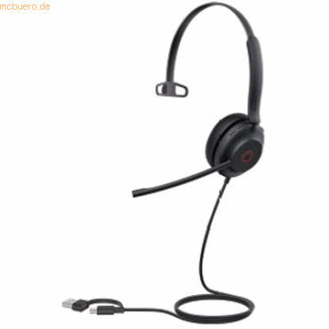 6938818320956 - UH35 Mono - Headset - On-Ear - kabelgebunden - USB-C - Schwarz