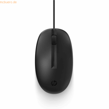 0195161439049 - HP Maus 125 Kabelgebunden USB-A 3-Tasten Schwarz 0195161439049 - HP Maus 125 Kabelgebunden USB-A 3-Tasten Schwarz