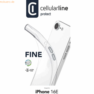 8018080492587 - Fine Case für Apple iPhone 16e Clear 8018080492587 - Fine Case für Apple iPhone 16e Clear