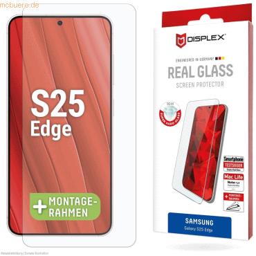 4028778125325 - 0 DISPLEX Panzerglas für Samsung Galaxy S25 Edge 4028778125325 - 0 DISPLEX Panzerglas für Samsung Galaxy S25 Edge