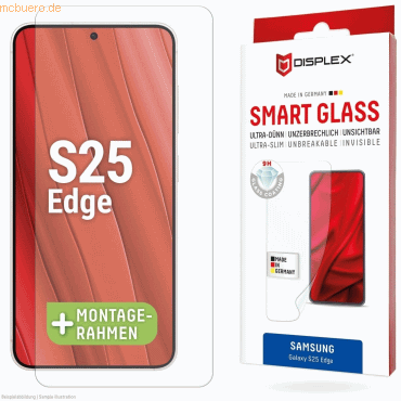 4028778125356 - DISPLEX Smart Glass für Samsung Galaxy S25 Edge 4028778125356 - DISPLEX Smart Glass für Samsung Galaxy S25 Edge