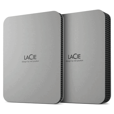 8719706043540 - LaCie Mobile Drive STLP1000400 - Festplatte - 1 TB - extern (tragbar) - USB 32 Gen 1 (USB-C Steckverbinder) - Moon Silver