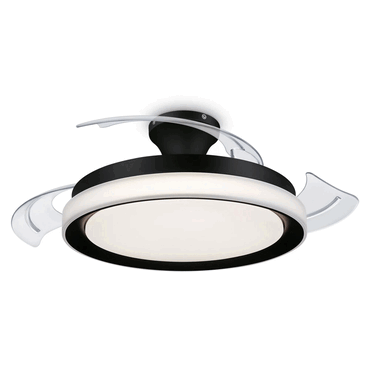 8720169279100 - Led-deckenleuchte mit ventilator philips bliss 28+35w 2700 5500 4000k schwarz - 27910000