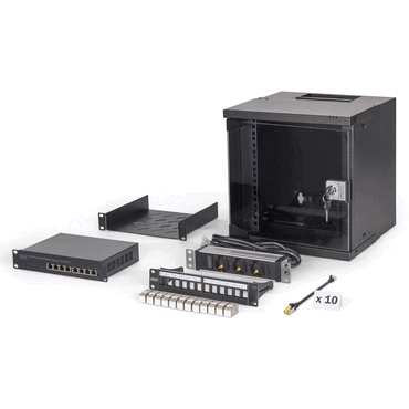 4016032499466 - DIGITUS Netzwerk-Set SOHO PRO 254 mm 10- - 6HE 315 x 300 mm