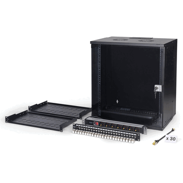 4016032499664 - DIGITUS Netzwerk-Set SOHO PRO 483 mm 19- - 12HE 540 x 400mm