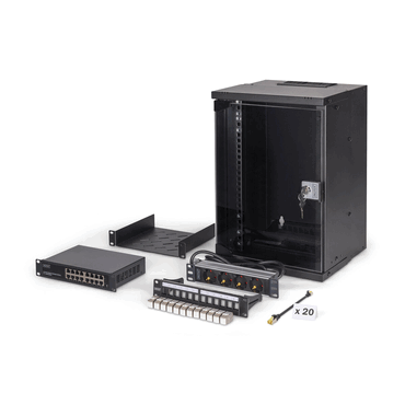4016032499572 - DIGITUS Netzwerk-Set SOHO PRO 254 mm 10- - 9HE 315 x 300 mm