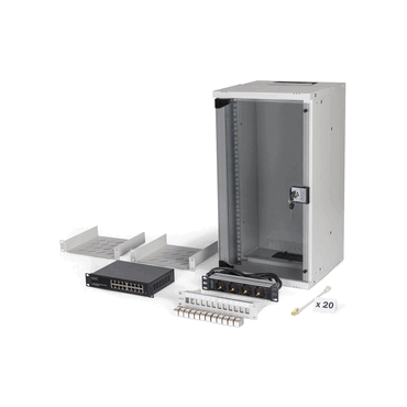 4016032499442 - DIGITUS Netzwerk-Set SOHO PRO 254 mm 10- - 12HE 315 x 300mm