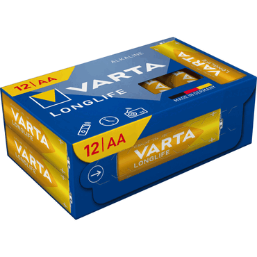 4008496129942 - VAR LL AA 12X - Longlife Alkaline Batterie AA (Mignon) 12er-Pack