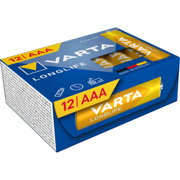 4008496129911 - VAR LL AAA 12X - Longlife Alkaline Batterie AAA (Micro) 12er-Pack