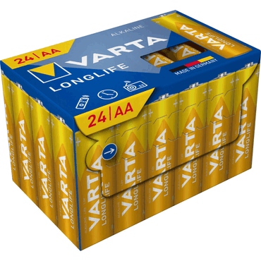 4008496129959 - VAR LL AA 24X - Longlife Alkaline Batterie AA (Mignon) 24er-Pack