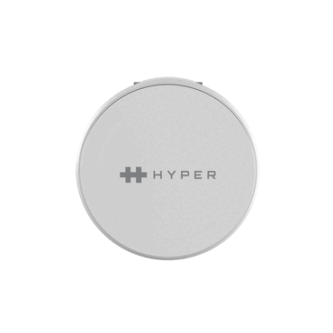 1220000630062 - 0 Hyper® HyperJuice HJ3310WHGL Qi2 2-in-1 Magnetischer Ladeständer