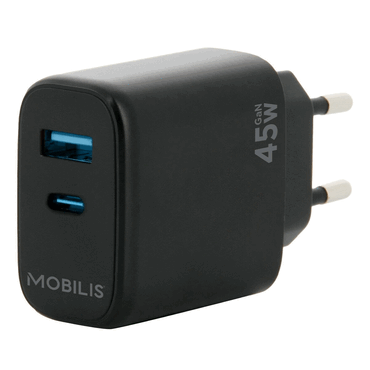 3700992530413 - Energia Charger - 45W Wall Charger - 1 USB A + 1 USB C