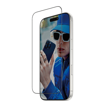 5715685026690 - Screen Protector w Black Frame iPhone 17 Pro | Ultra-Wide Fit w FASTFIT IN-A-BOX